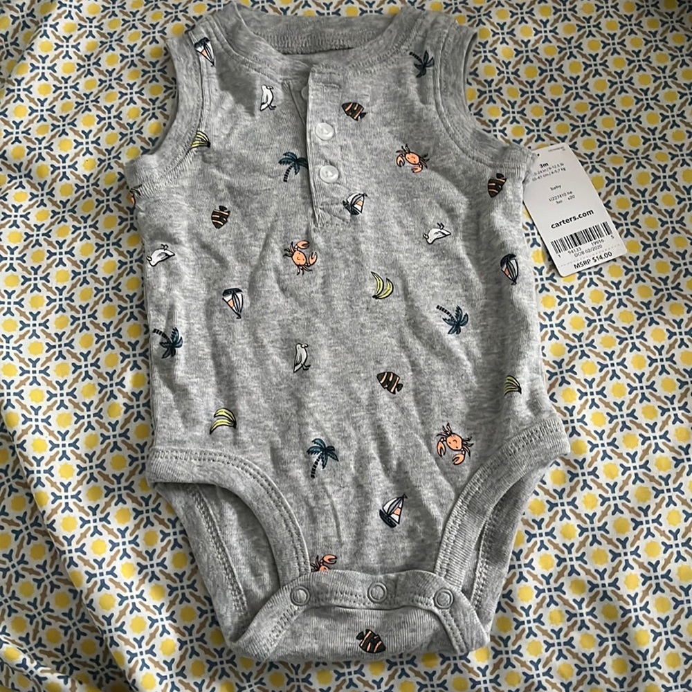 Sleeveless Baby Bodysuit